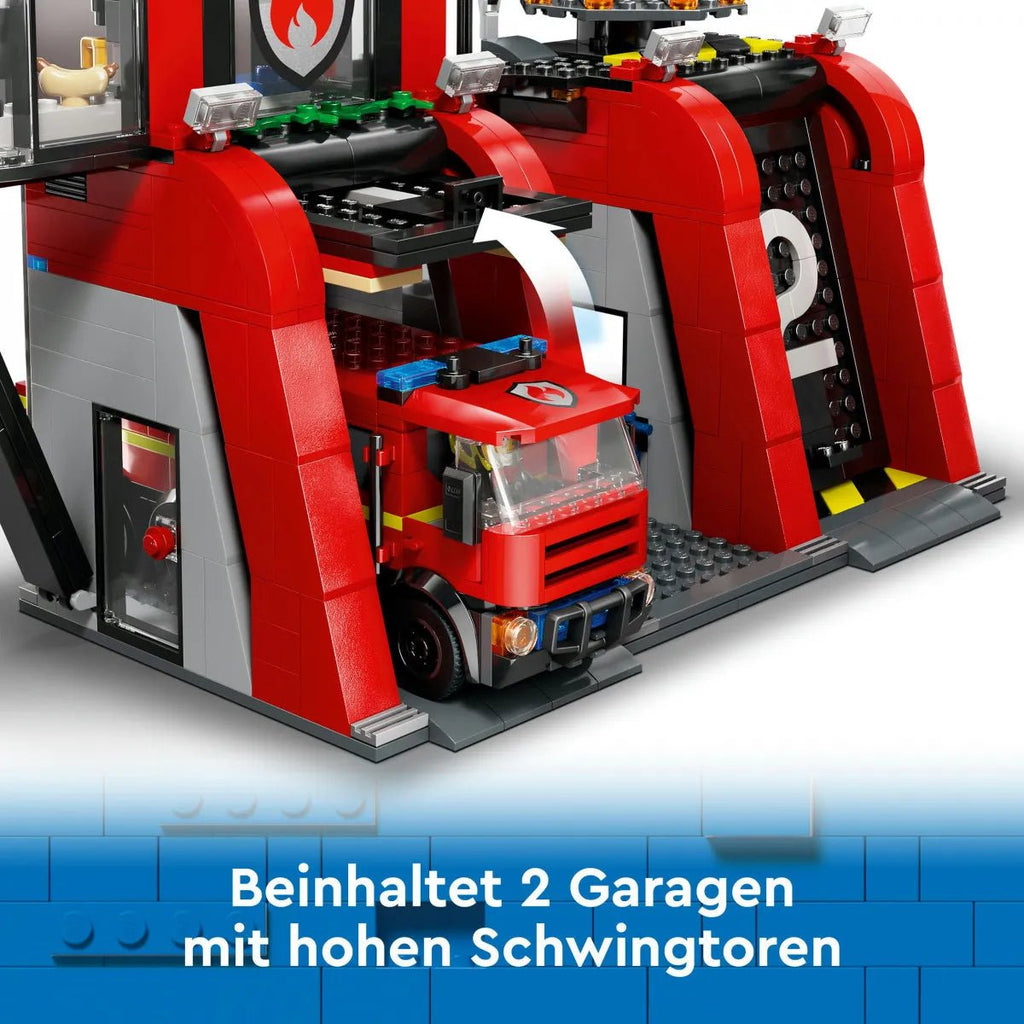 LEGO® City 60414 - Feuerwehrstation mit Drehleiterfahrzeug - LEGO