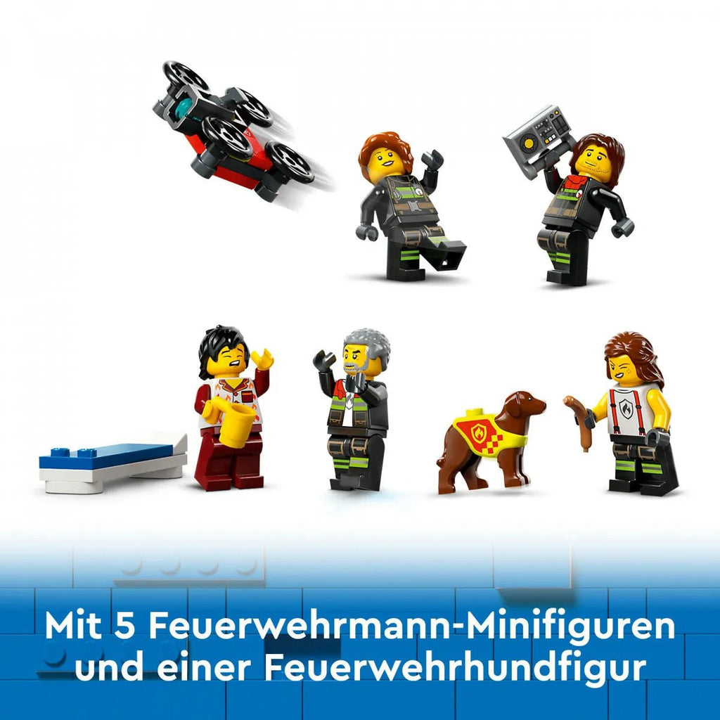 LEGO® City 60414 - Feuerwehrstation mit Drehleiterfahrzeug - LEGO