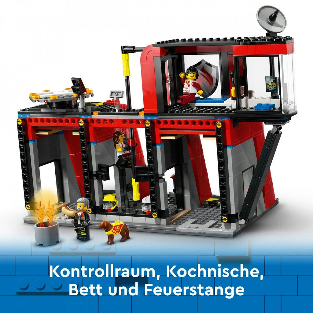 LEGO® City 60414 - Feuerwehrstation mit Drehleiterfahrzeug - LEGO