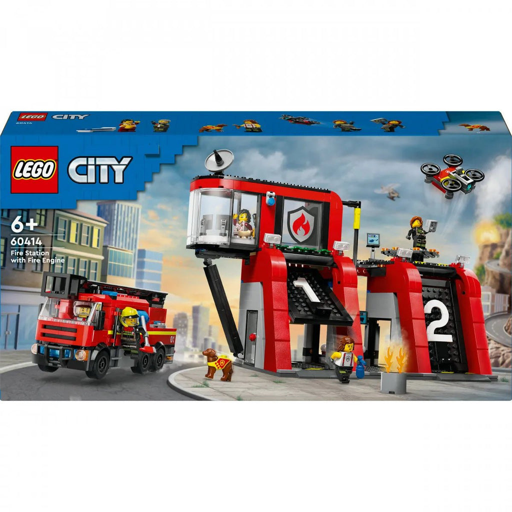 LEGO® City 60414 - Feuerwehrstation mit Drehleiterfahrzeug - LEGO