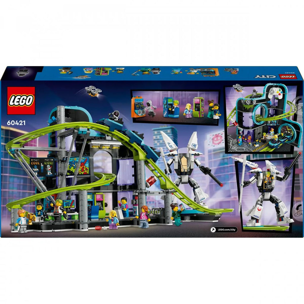 LEGO® City 60421 - Achterbahn mit Roboter - Mech - LEGO