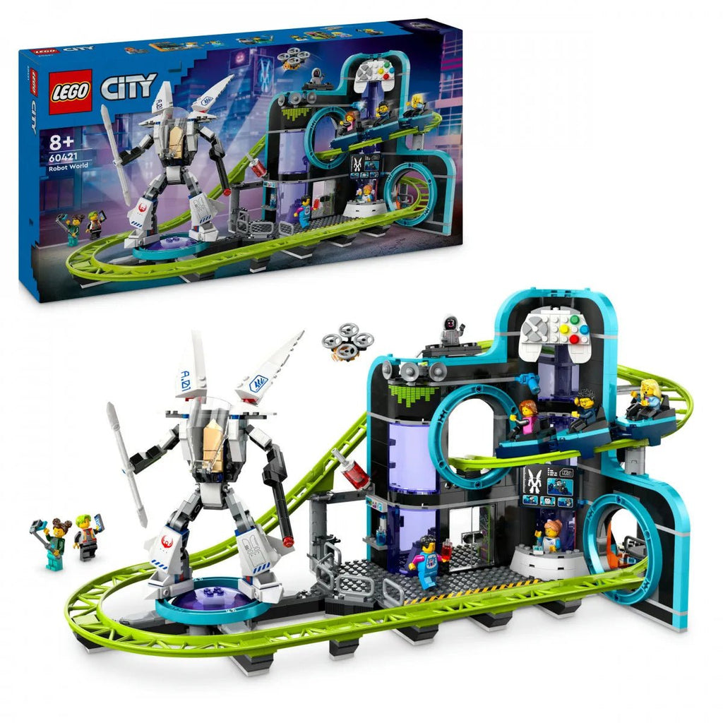 LEGO® City 60421 - Achterbahn mit Roboter - Mech - LEGO