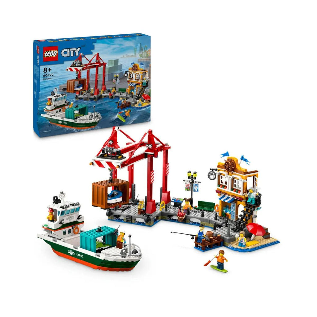 LEGO® City 60422 - Hafen mit Frachtschiff - LEGO