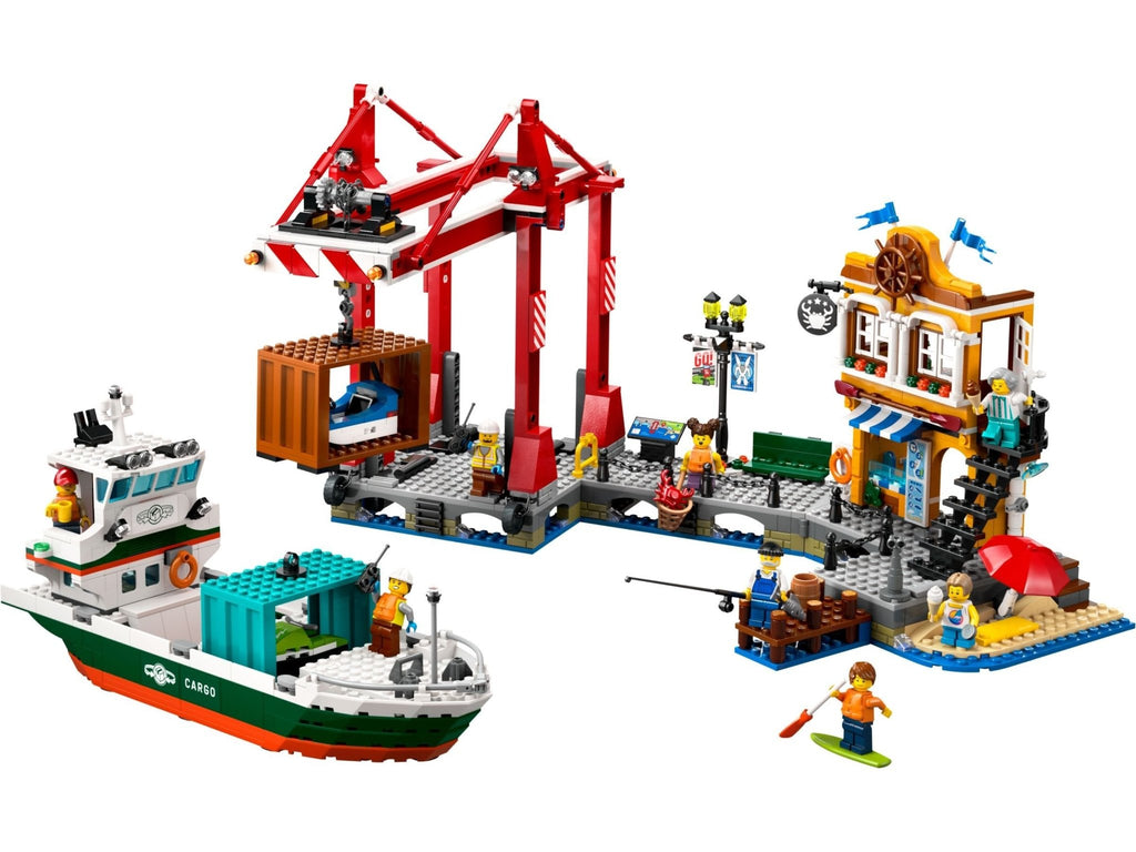 LEGO® City 60422 - Hafen mit Frachtschiff - LEGO