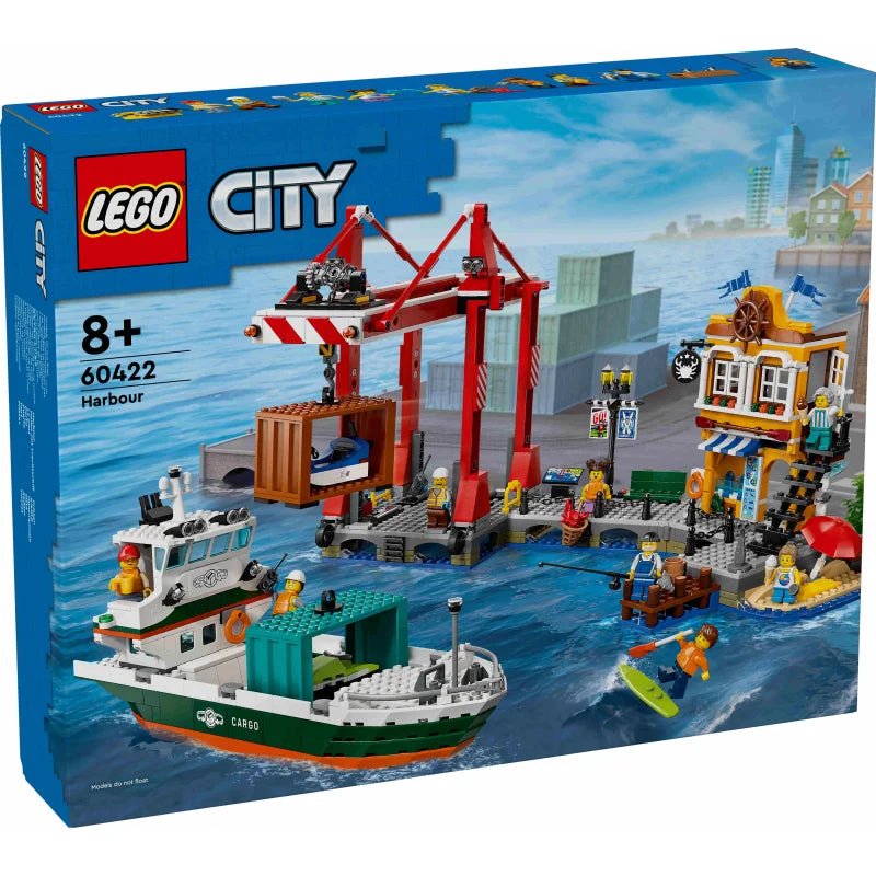 LEGO® City 60422 - Hafen mit Frachtschiff - LEGO