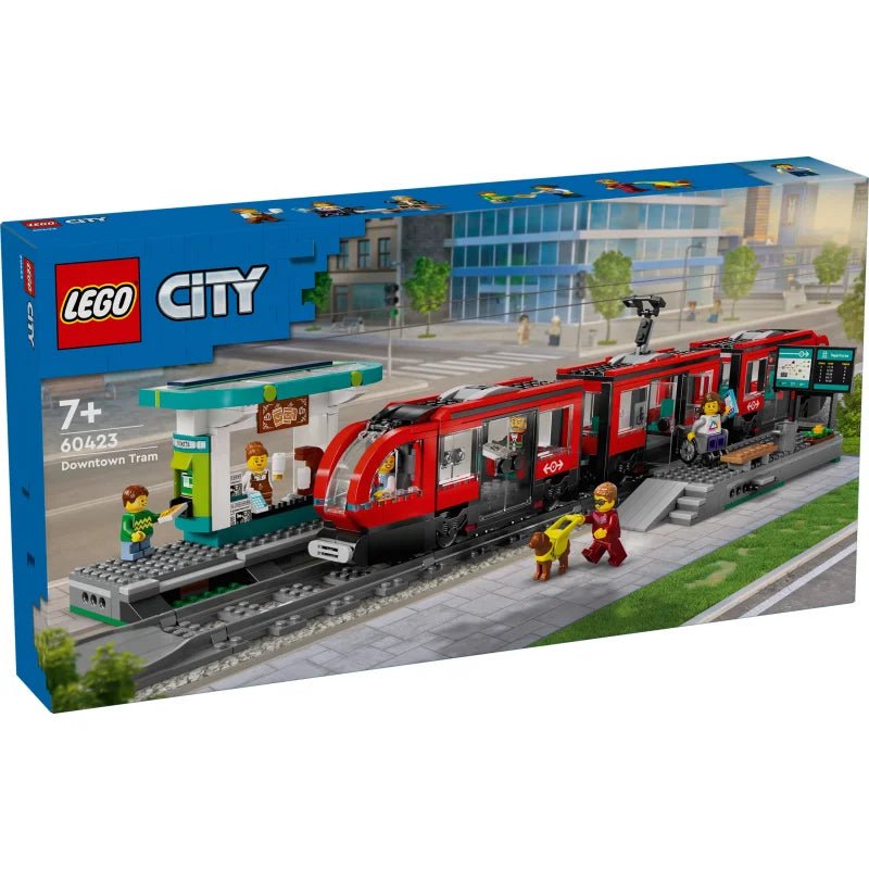 LEGO® City - 60423 Straßenbahn mit Haltestelle - Lego