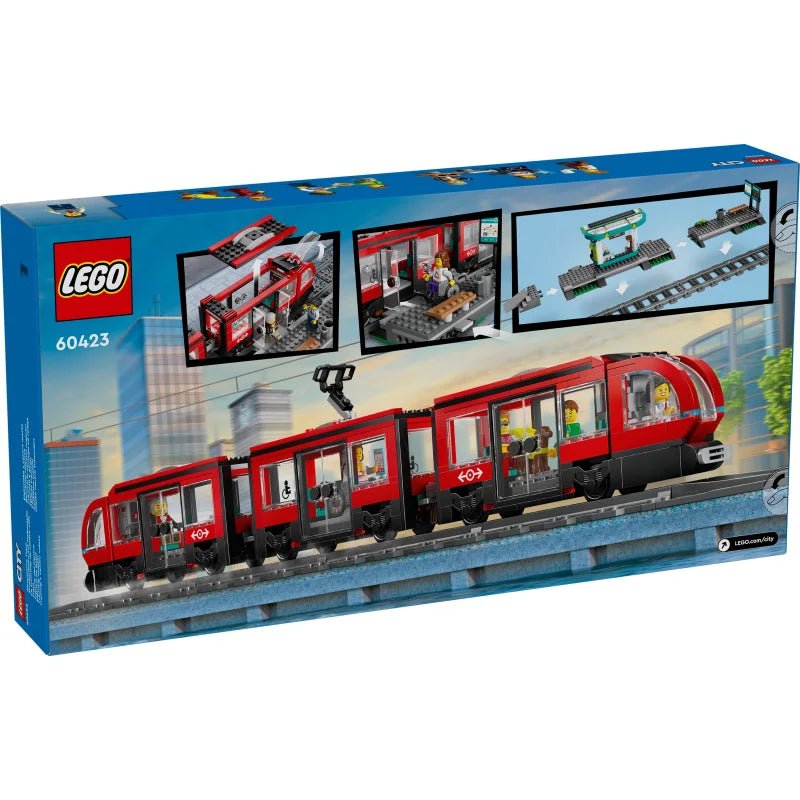 LEGO® City - 60423 Straßenbahn mit Haltestelle - Lego