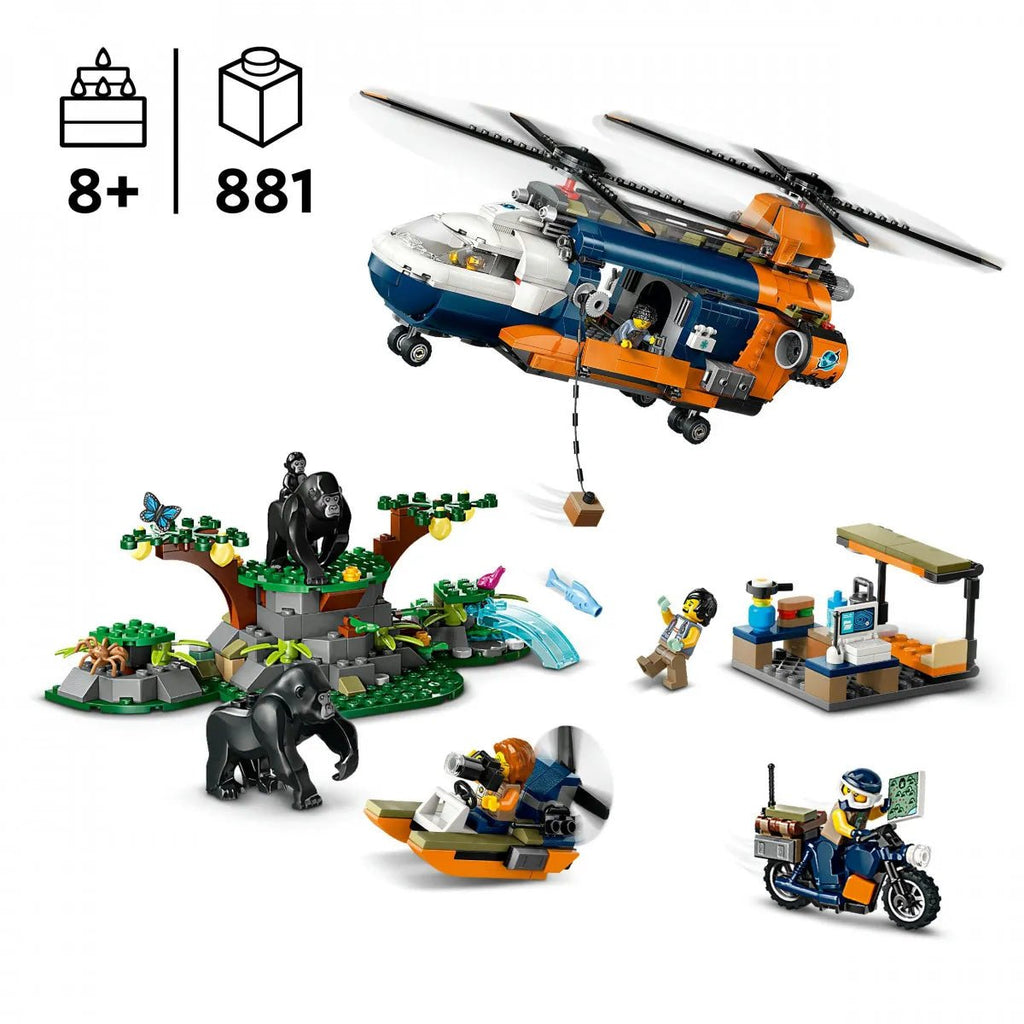 LEGO® City 60437 - Dschungel Forscher - Hubschrauber - LEGO