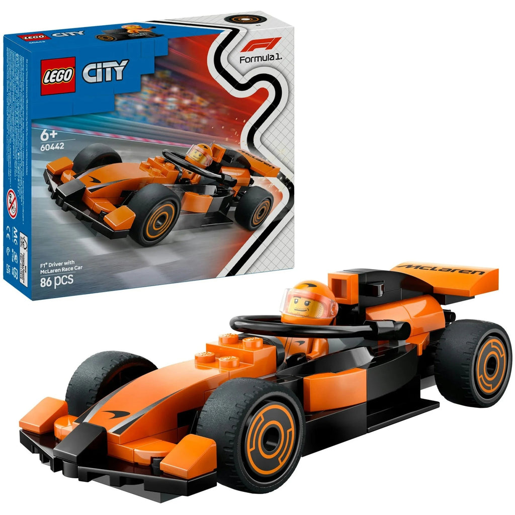 LEGO City 60442 - F1® Rennfahrer mit McLaren Rennauto - LEGO