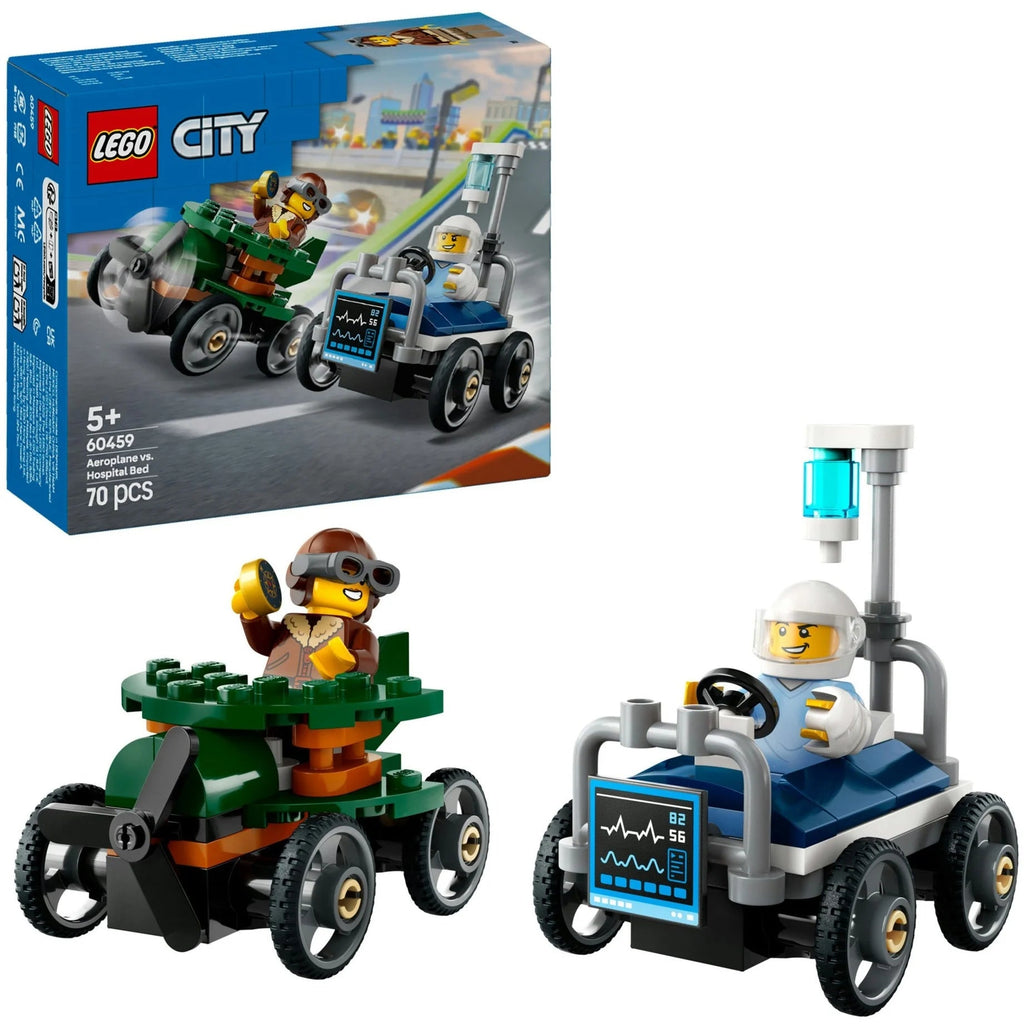 LEGO City 60459 - Flugzeug vs. Krankenhausbett - LEGO