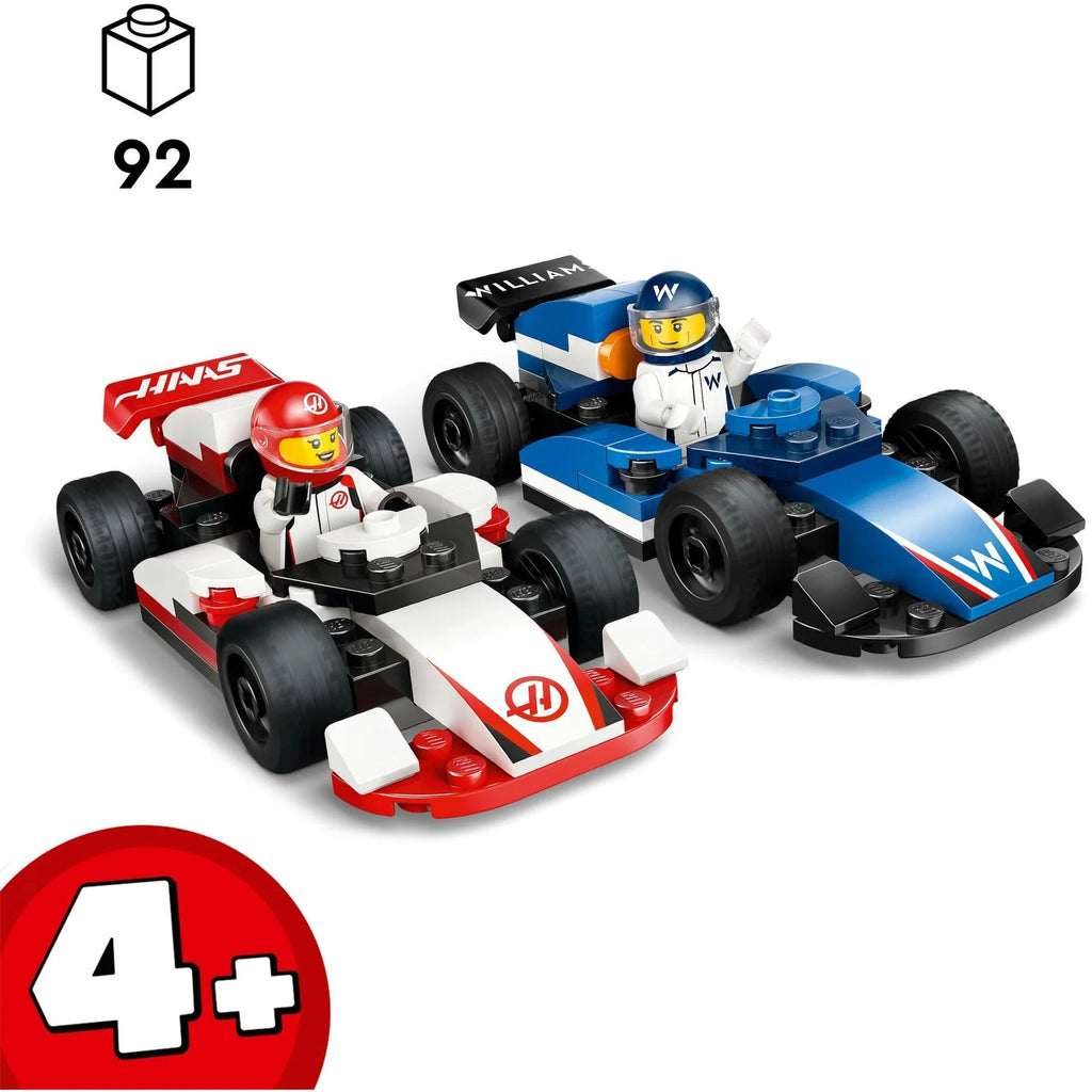 LEGO City 60464 - F1® Williams Racing und Haas F1® Rennautos - LEGO