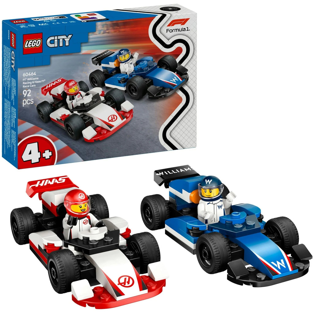 LEGO City 60464 - F1® Williams Racing und Haas F1® Rennautos - LEGO