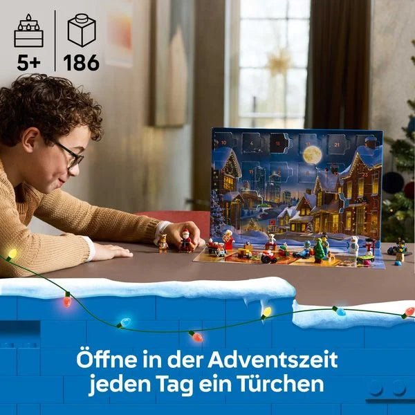 Minifiguren hinter den 24 Türchen im LEGO City Set