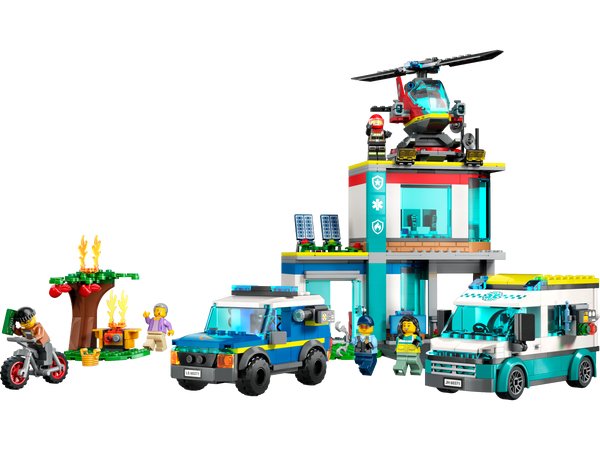 LEGO® City 60371 - Hauptquartier der Rettungsfahrzeuge