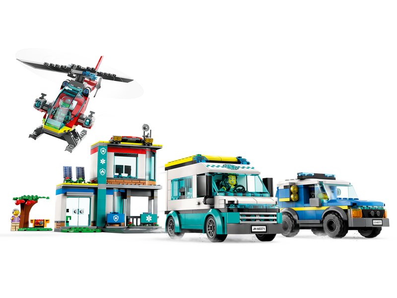 LEGO® City 60371 - Hauptquartier der Rettungsfahrzeuge