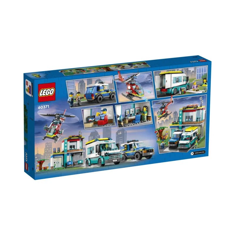 LEGO® City 60371 - Hauptquartier der Rettungsfahrzeuge