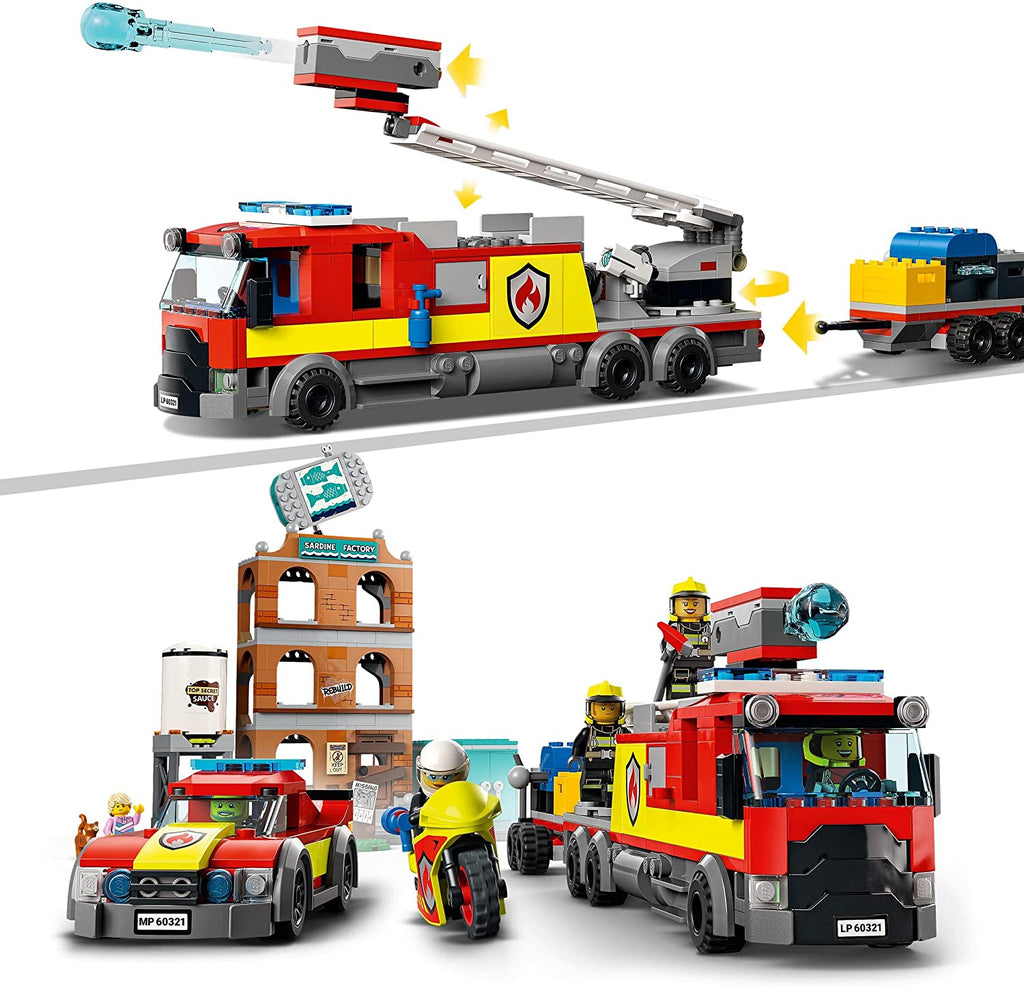 LEGO® City - Feuerwehreinsatz mit Löschtruppe - LEGO