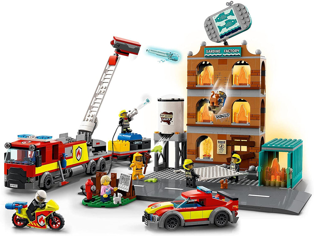 LEGO® City - Feuerwehreinsatz mit Löschtruppe - LEGO