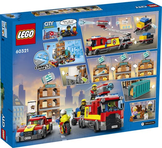 LEGO® City - Feuerwehreinsatz mit Löschtruppe - LEGO