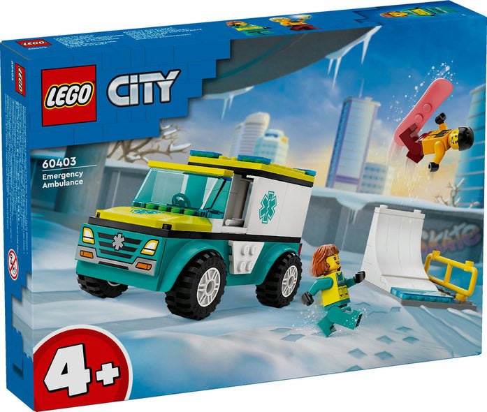 LEGO® City - Rettungswagen und Snowboarder - LEGO