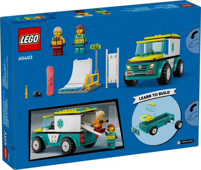 LEGO® City - Rettungswagen und Snowboarder - LEGO