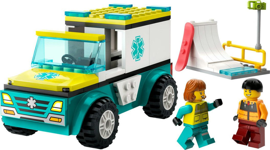 LEGO® City - Rettungswagen und Snowboarder - LEGO