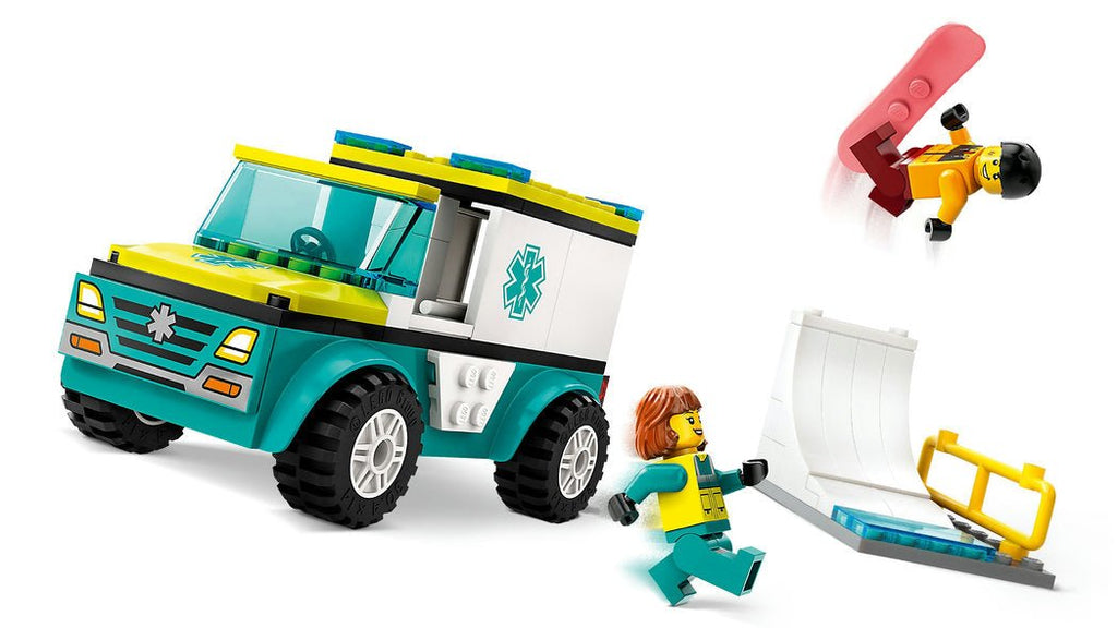 LEGO® City - Rettungswagen und Snowboarder - LEGO