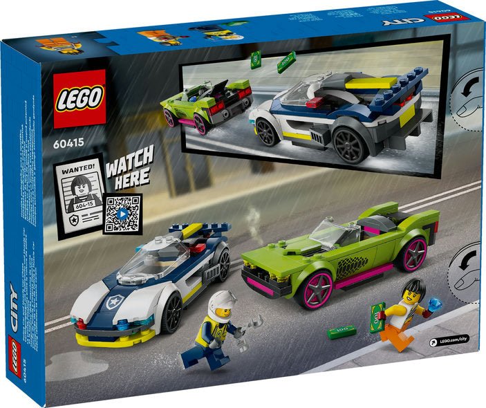 LEGO® City - Verfolgungsjagd mit Polizeiauto und Muscle Car - LEGO