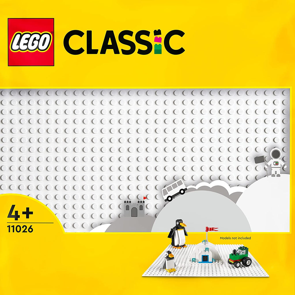 LEGO® Classic 4+ - weiße Bauplatte - LEGO