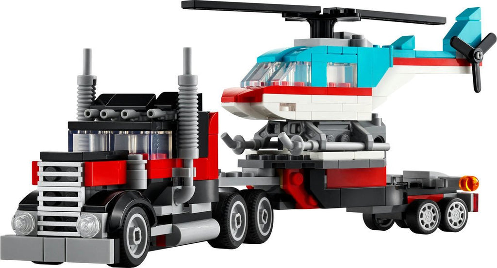 LEGO® Creator - Tieflader mit Hubschrauber - LEGO