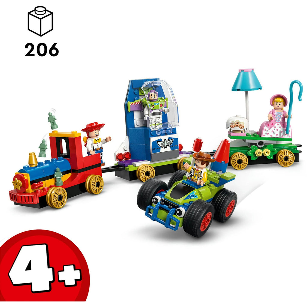 LEGO Disney 43264 Toy Story Partyzug & Auto RC – Zugspielzeug ab 4 Jahren
