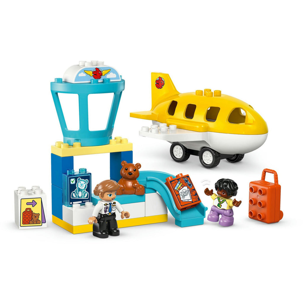 LEGO DUPLO 10443 Flughafen mit Flieger, Figuren & Lernfunktionen ab 2 Jahren