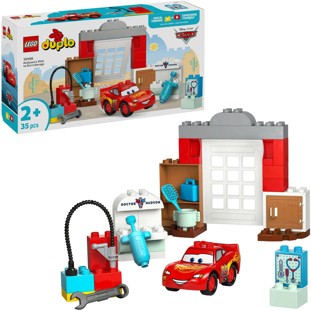 LEGO 10456 DUPLO McQueen & Doc Hudson in Werkstatt