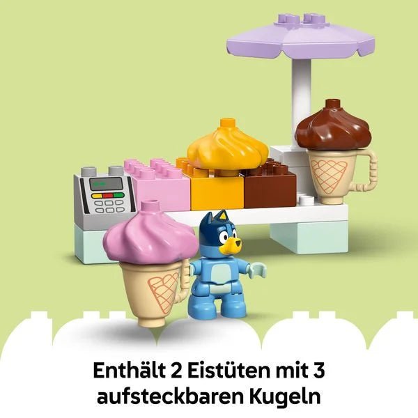 Papa Heeler an der Eistheke aus dem LEGO DUPLO Bluey Set
