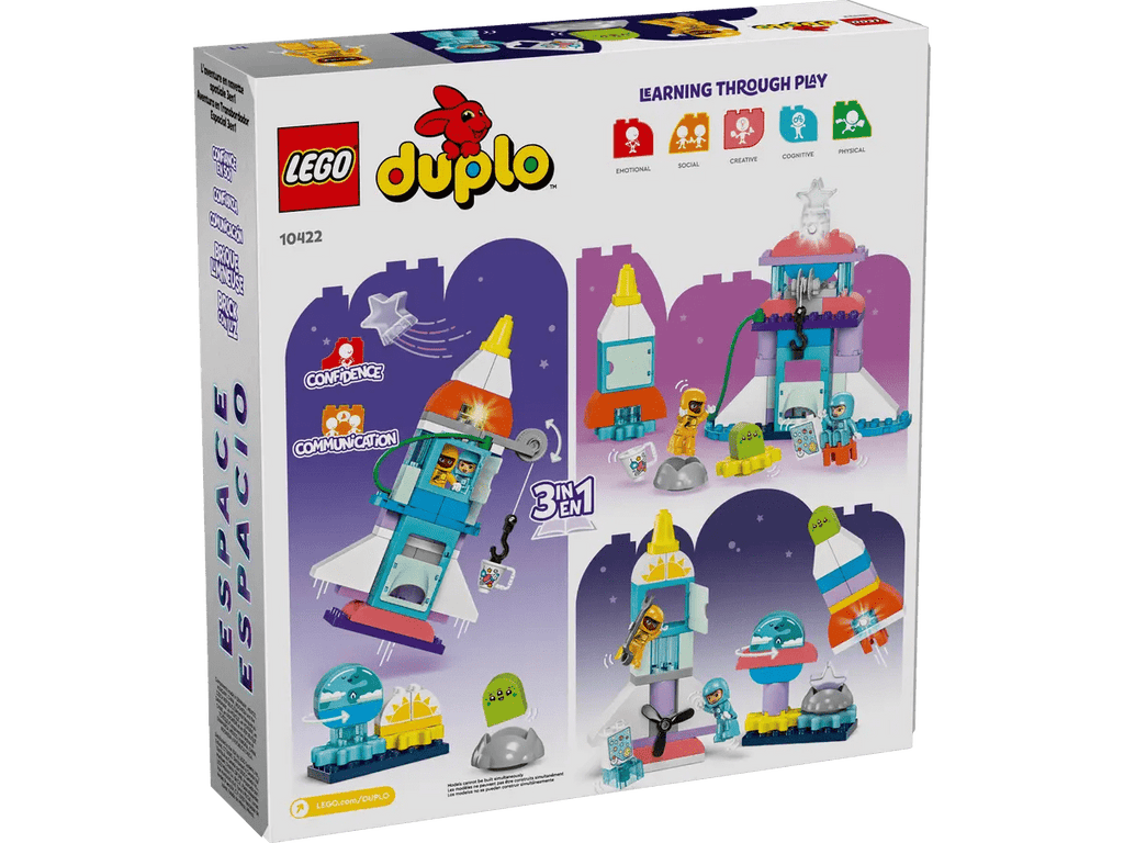 LEGO® DUPLO® - 3 - in - 1 - Spaceshuttle für viele Abenteuer - LEGO