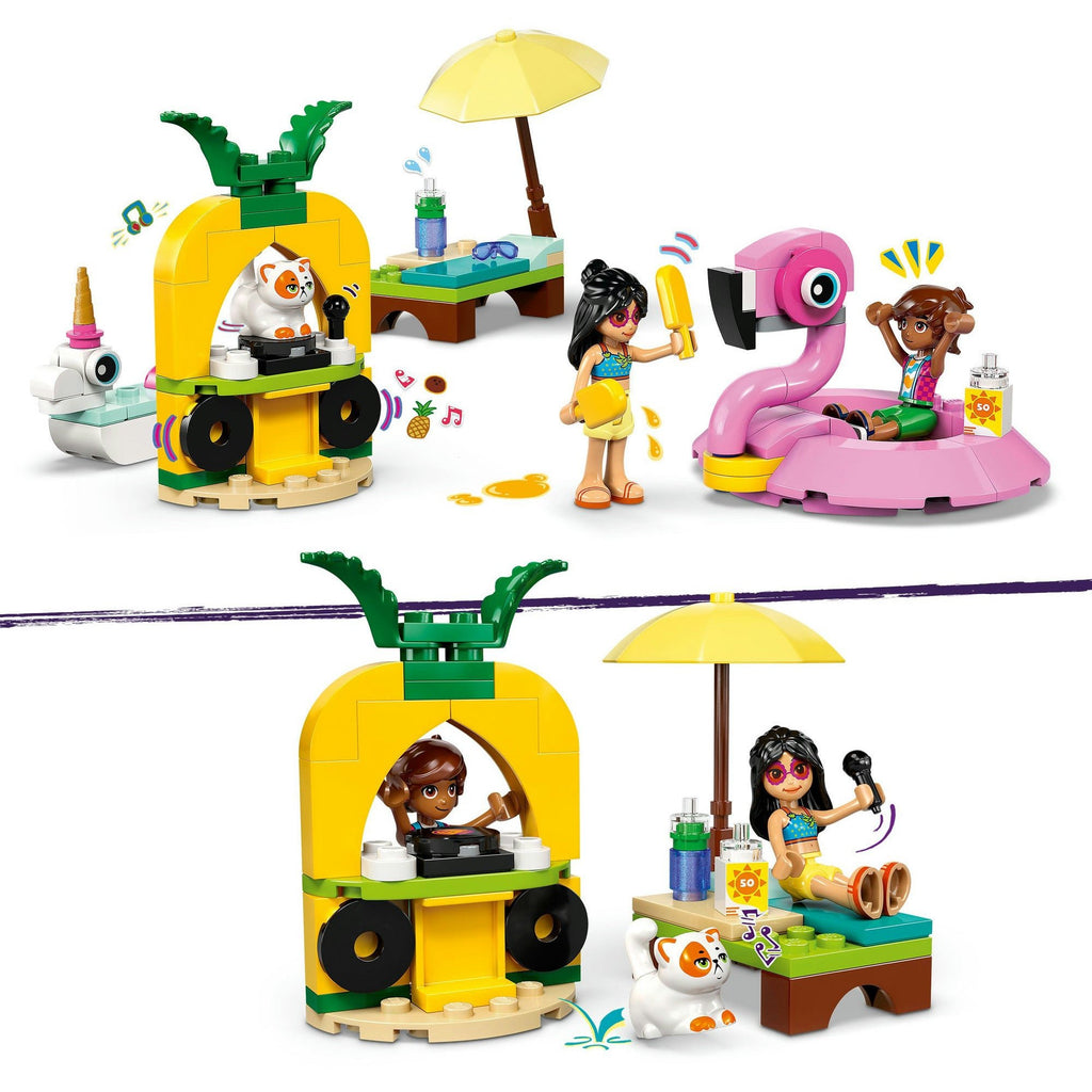 LEGO Friends 42658 Poolparty mit Flamingo & Einhorn-Schwimmtieren
