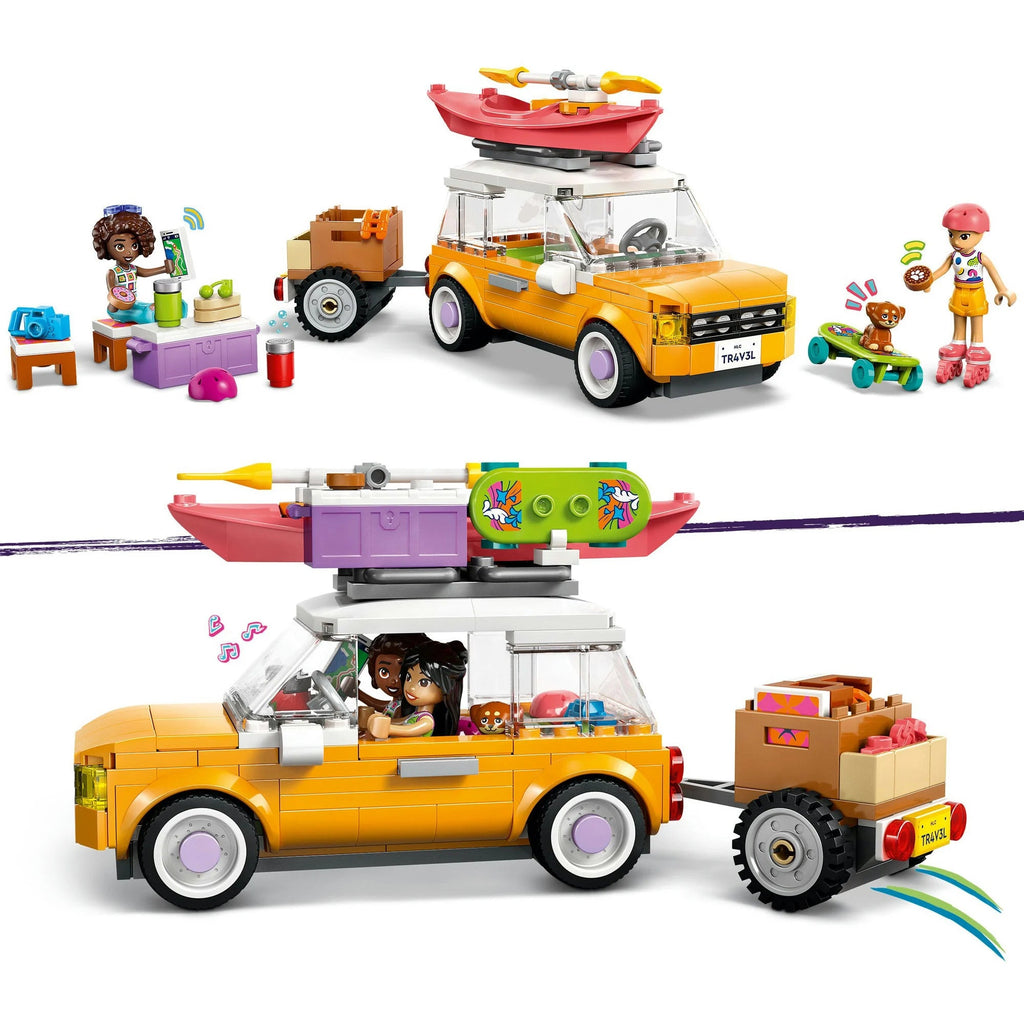 LEGO Friends 42659 Abenteuertrip mit Auto, Anhänger & Zubehör ab 6 Jahren