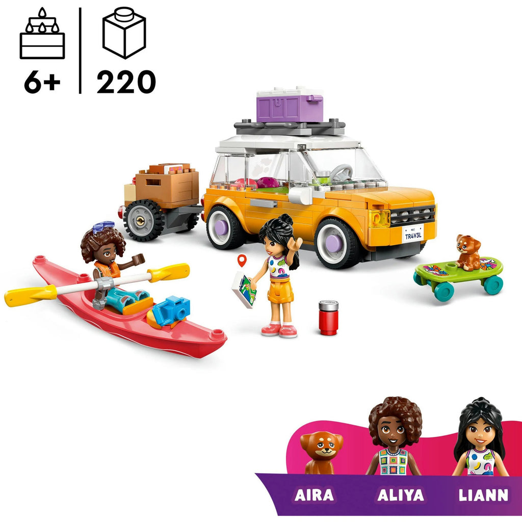 LEGO Friends 42659 Abenteuertrip mit Auto, Anhänger & Zubehör ab 6 Jahren
