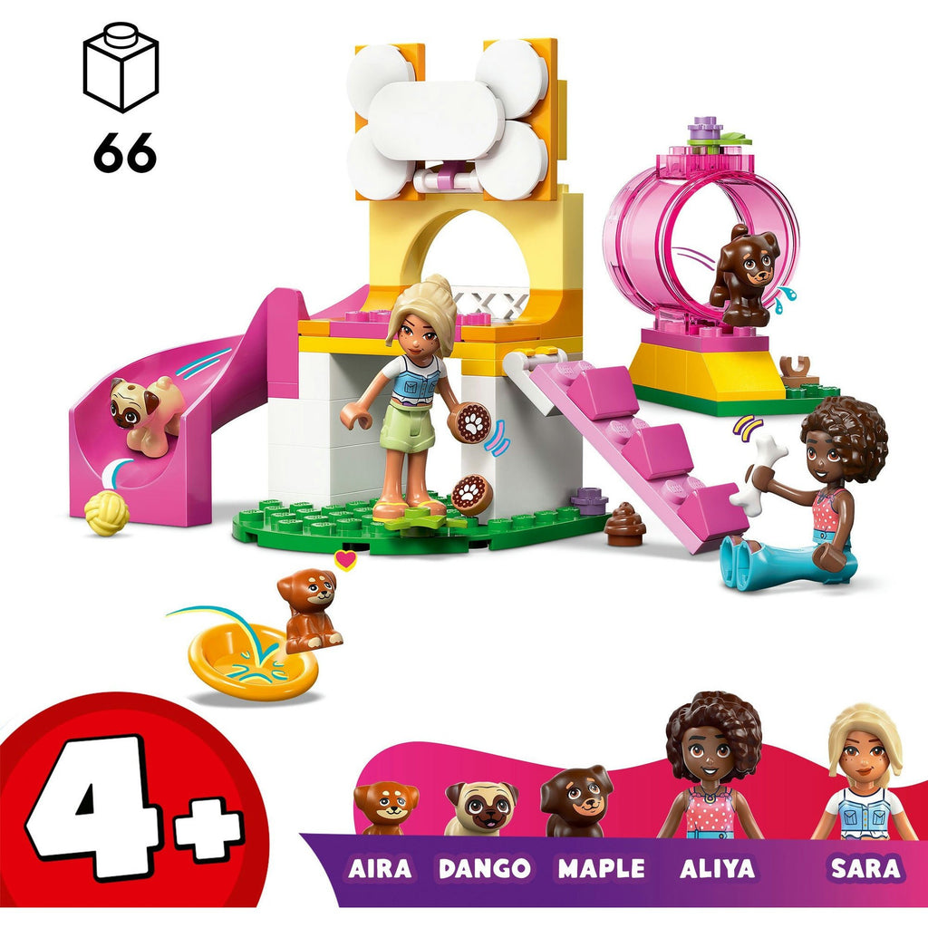 LEGO Friends 42665 Welpenspielplatz mit Hunden & Spielfiguren ab 4 Jahren