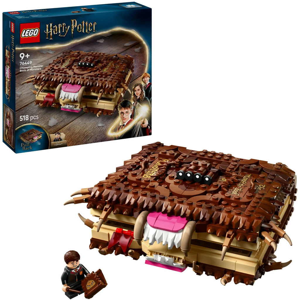 LEGO 76449 Harry Potter – Beißendes Monsterbuch mit Rückziehfunktion
