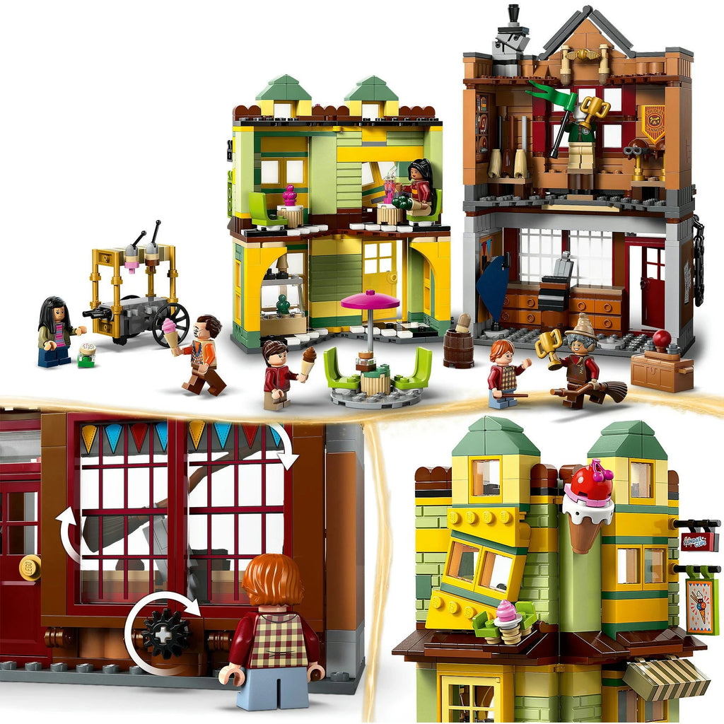 LEGO 76452 Harry Potter Winkelgasse Set – Quidditch-Shop & Eissalon