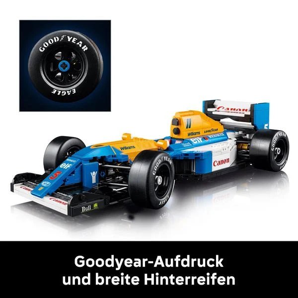 Williams FW14B LEGO Set für Erwachsene mit detailliertem Motor und Ständer
