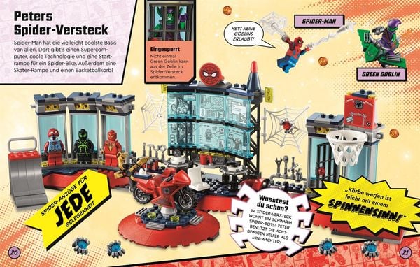 LEGO Spider-Man Buch Comic-Look mit exklusiver Figur ab 6
