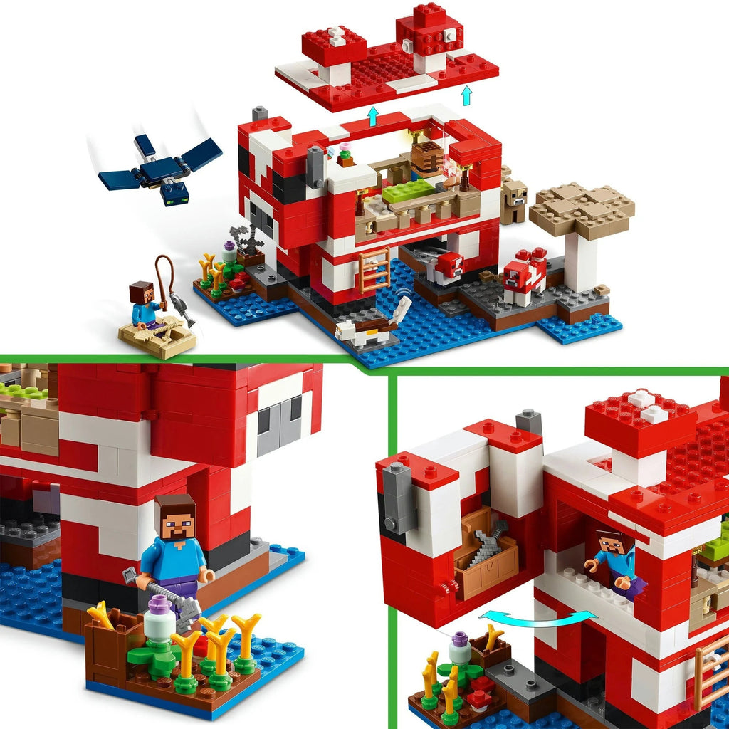 LEGO® Minecraft™ 21270 - Das Pilzkuh - Haus - LEGO