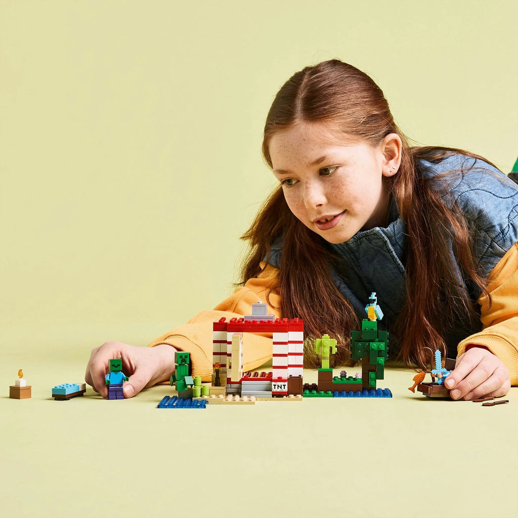 LEGO Minecraft 21275 TNT-Dschungelhaus mit Sprengfunktion & Figuren