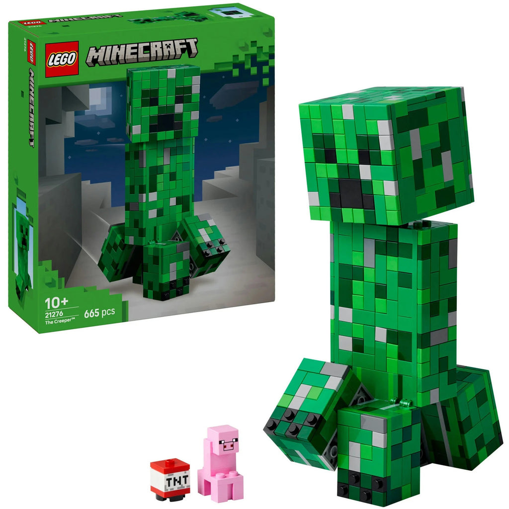 LEGO Minecraft 21276 Der Creeper – große, bewegliche Figur mit TNT-Feature
