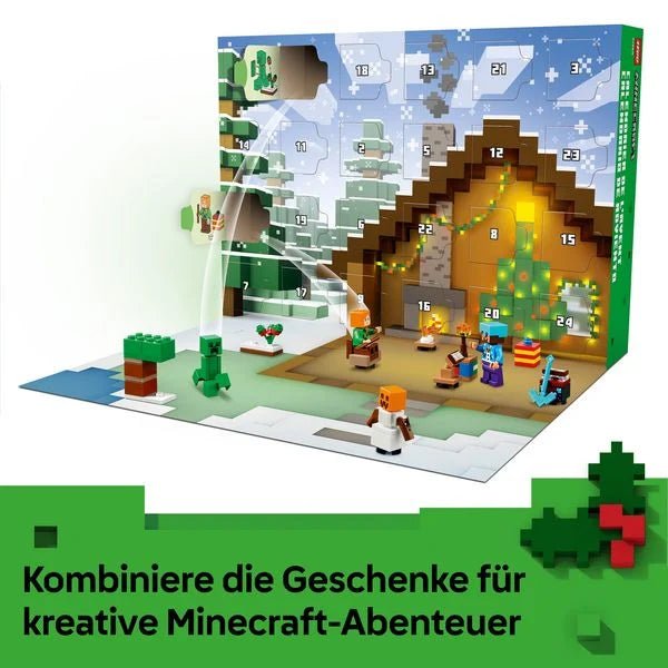 LEGO Minecraft Adventskalender 2025 Steve und Alex

