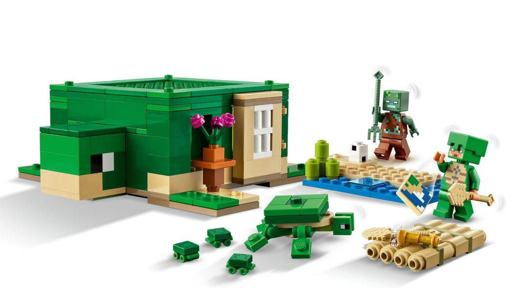 LEGO® Minecraft™ - Das Schildkrötenstrandhaus - LEGO