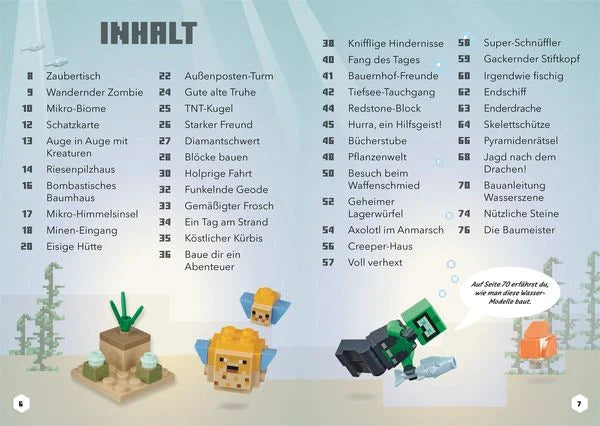 LEGO Bauideen für Kinder – Minecraft Edition Inhalt