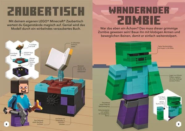 Minecraft LEGO Buch mit exklusiver Minifigur
